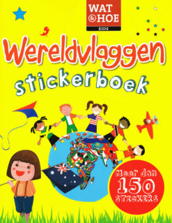 Wereldvlaggen stickerboek - 9789021556635 -  