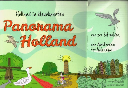Panorama Holland – Holland in kleurkaarten - 9789462500969 -  