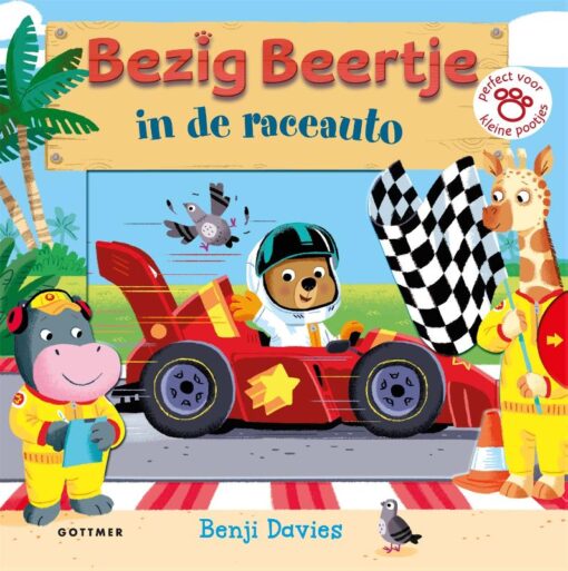 Bezig Beertje in de raceauto - 9789025768638 - Benji Davies