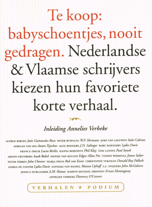 Te koop: babyschoentjes, nooit gedragen - 9789057599477 - Annelies Verbeke