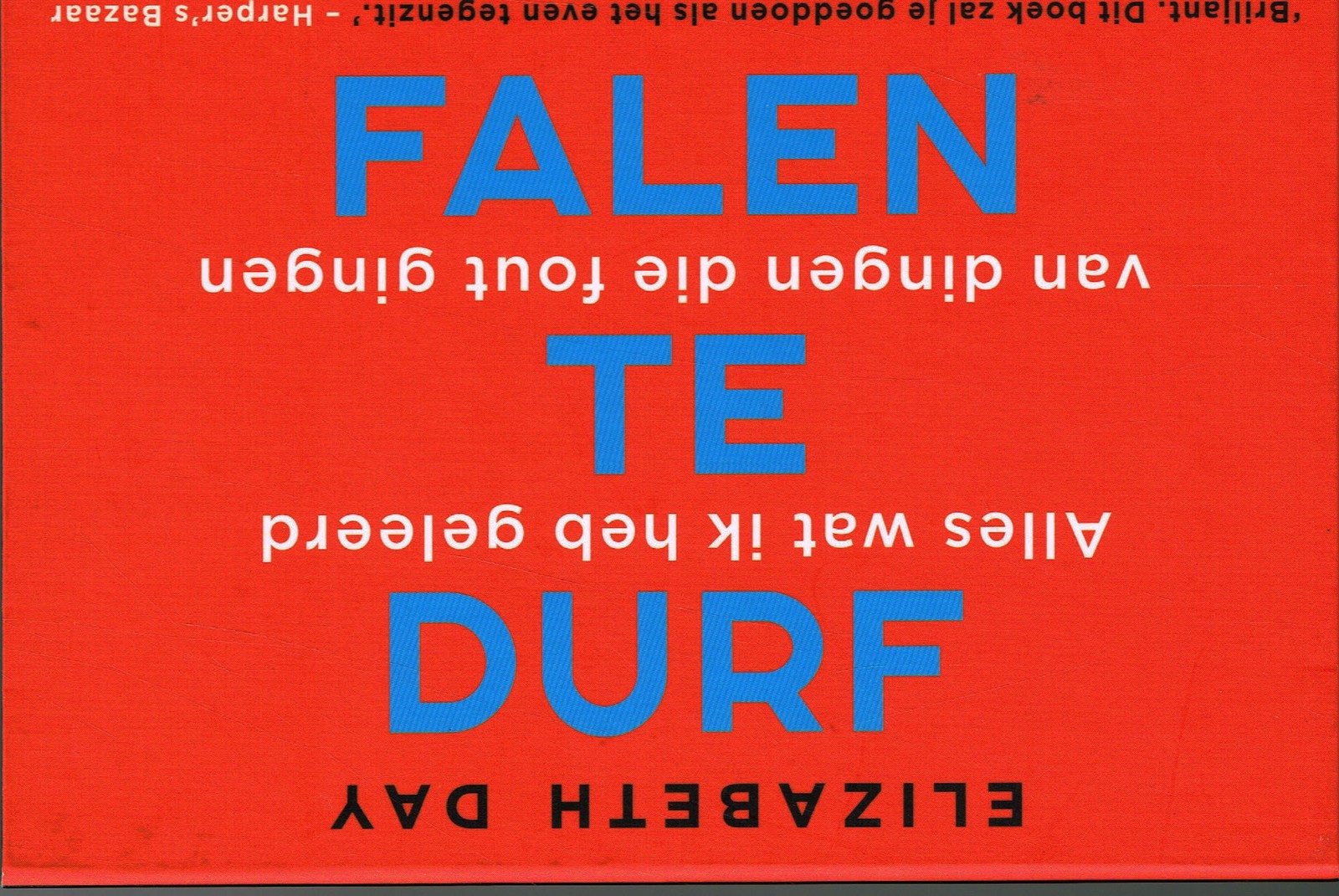 Durf te falen - 9789049807832 - Elizabeth Day